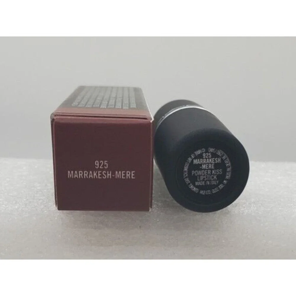 MAC MARRAKESH-MERE #925 Lipstick ~  Intense Orange Brown ~Powder Kiss Matte ~NIB